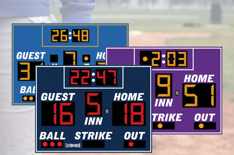 Basic Softball Scoreboards